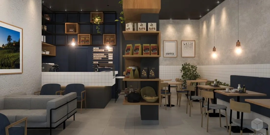 Projeto Cafeteria Kalahari — Comercial, Young Arquitetura