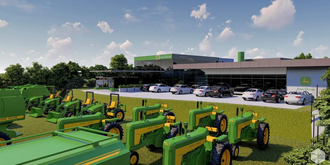 Projeto Sede John Deere · Minas Verde — Corporativo, Young Arquitetura